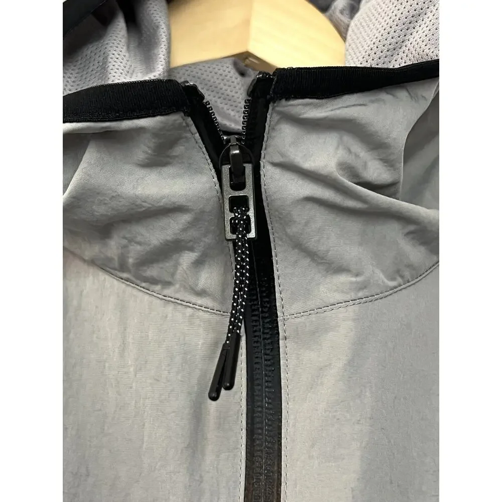Nike Tech Full Zip Windbreaker Jacket Lined Mens 2XL Gray DQ4340-016 XXL